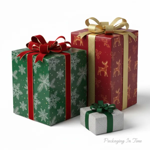 Christmas gift boxes view 2