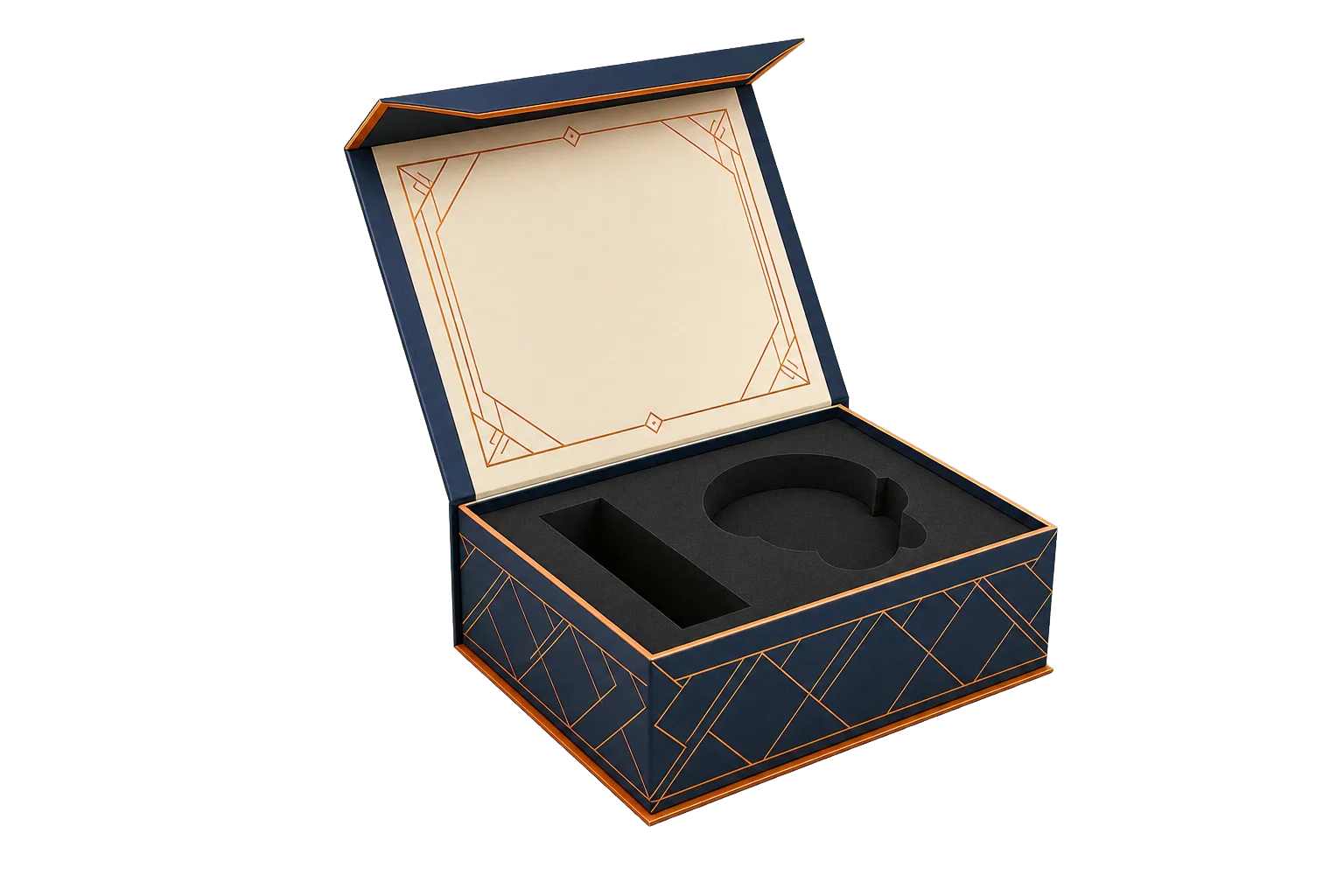 A collection of premium custom packaging boxes
