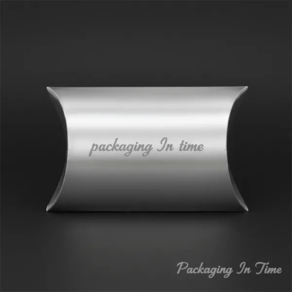 Custom Silver Pillow Boxes