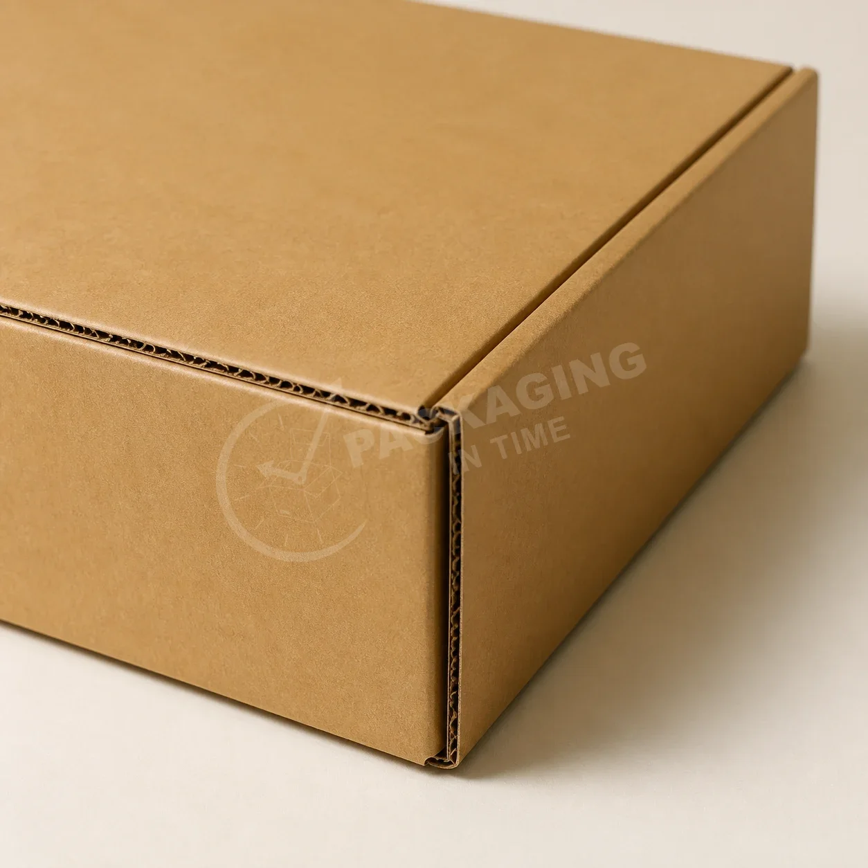 Corrugated Shipping Box - Kraft Mailer with Tuck Flap