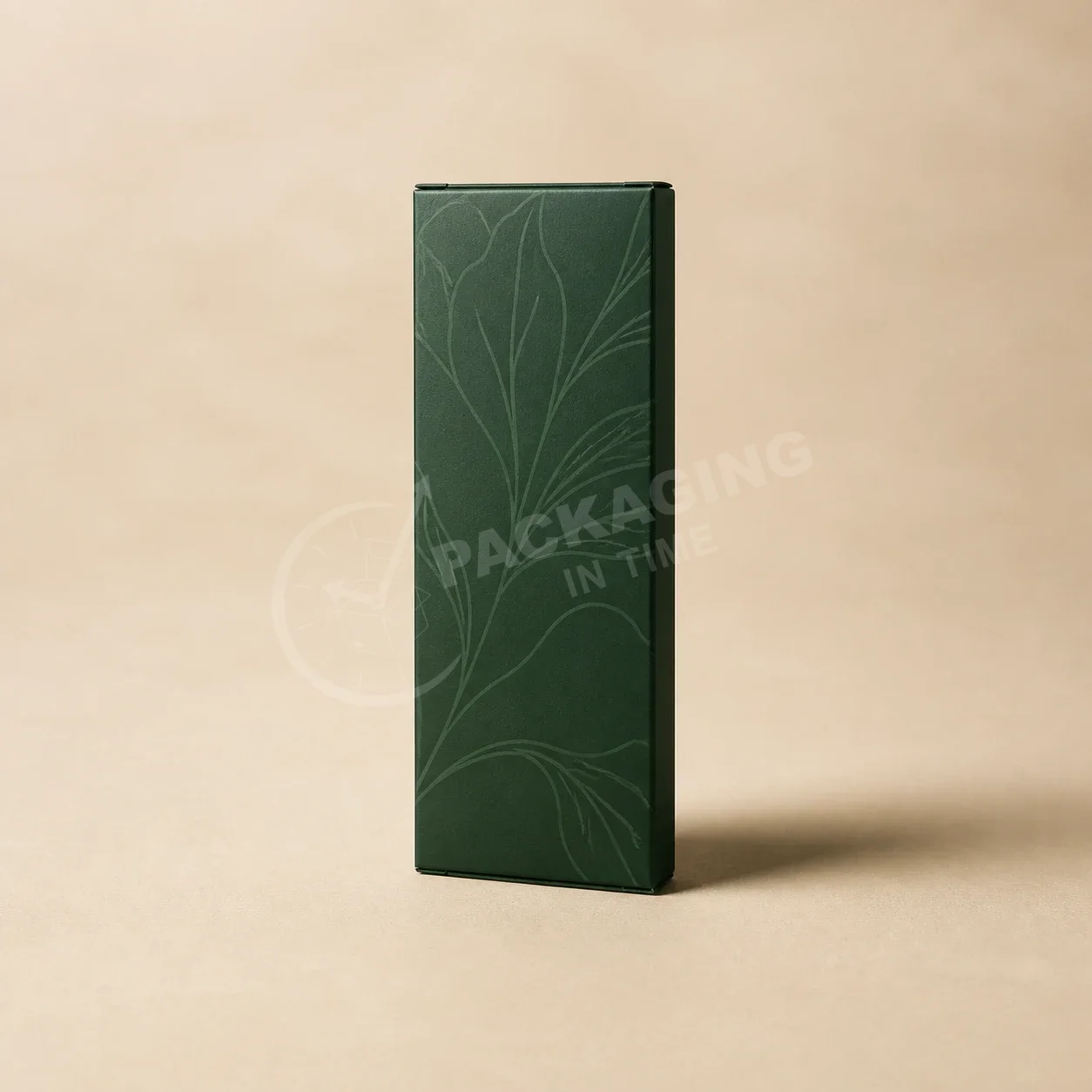 Chocolate Bar Tuck Box with Botanical Leaf Design image 3