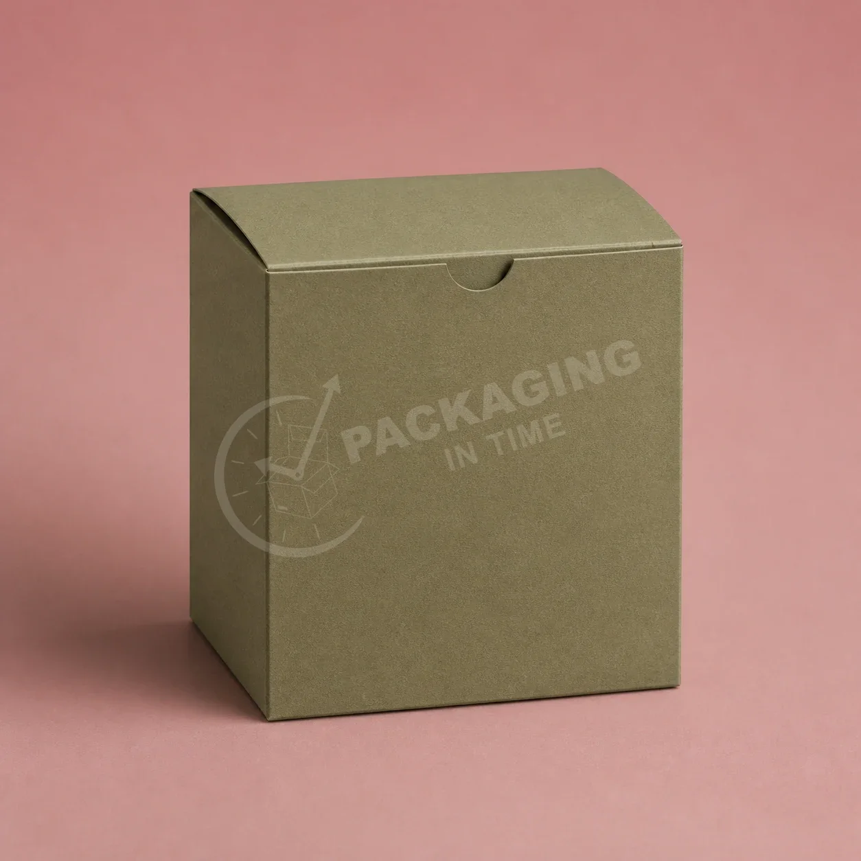 Kraft Top-Lid Carton Box - Natural Cardboard Packaging image 2