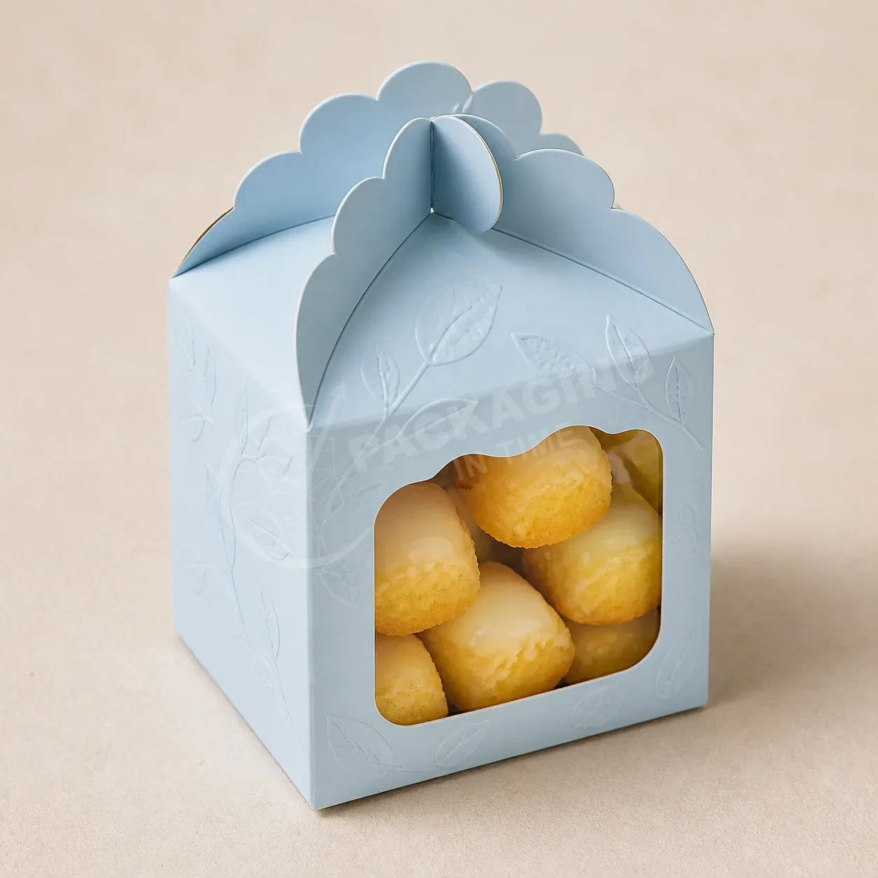 Scallop-Edge Bakery Display Boxes with Window – Assorted Styles image 3