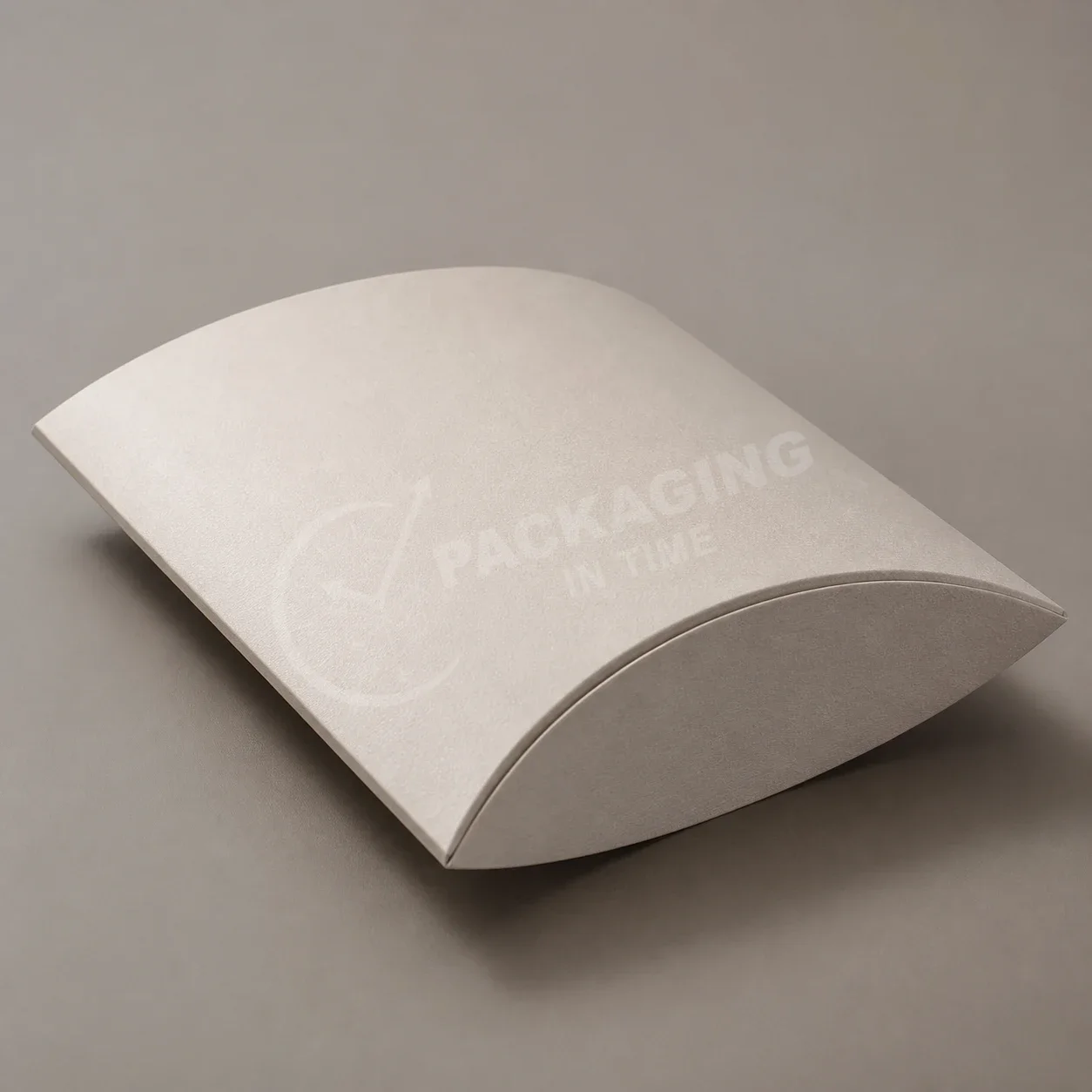 Pillow Box - White and Deep Plum Packaging