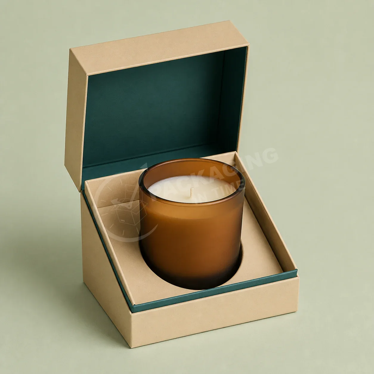 Sloped Showcase Candle Box with Insert Display image 2