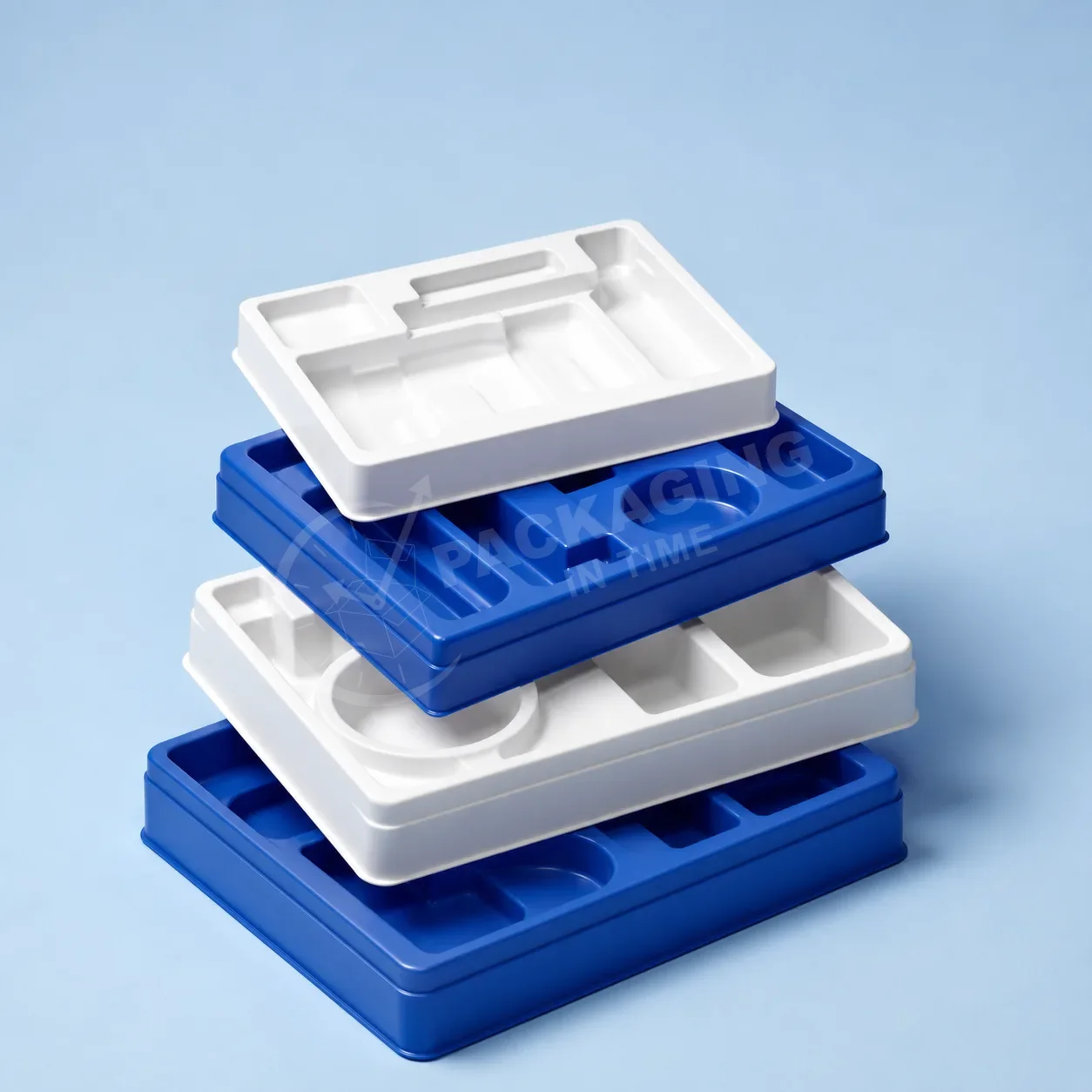 Stackable Insert Trays for Packaging and Organization