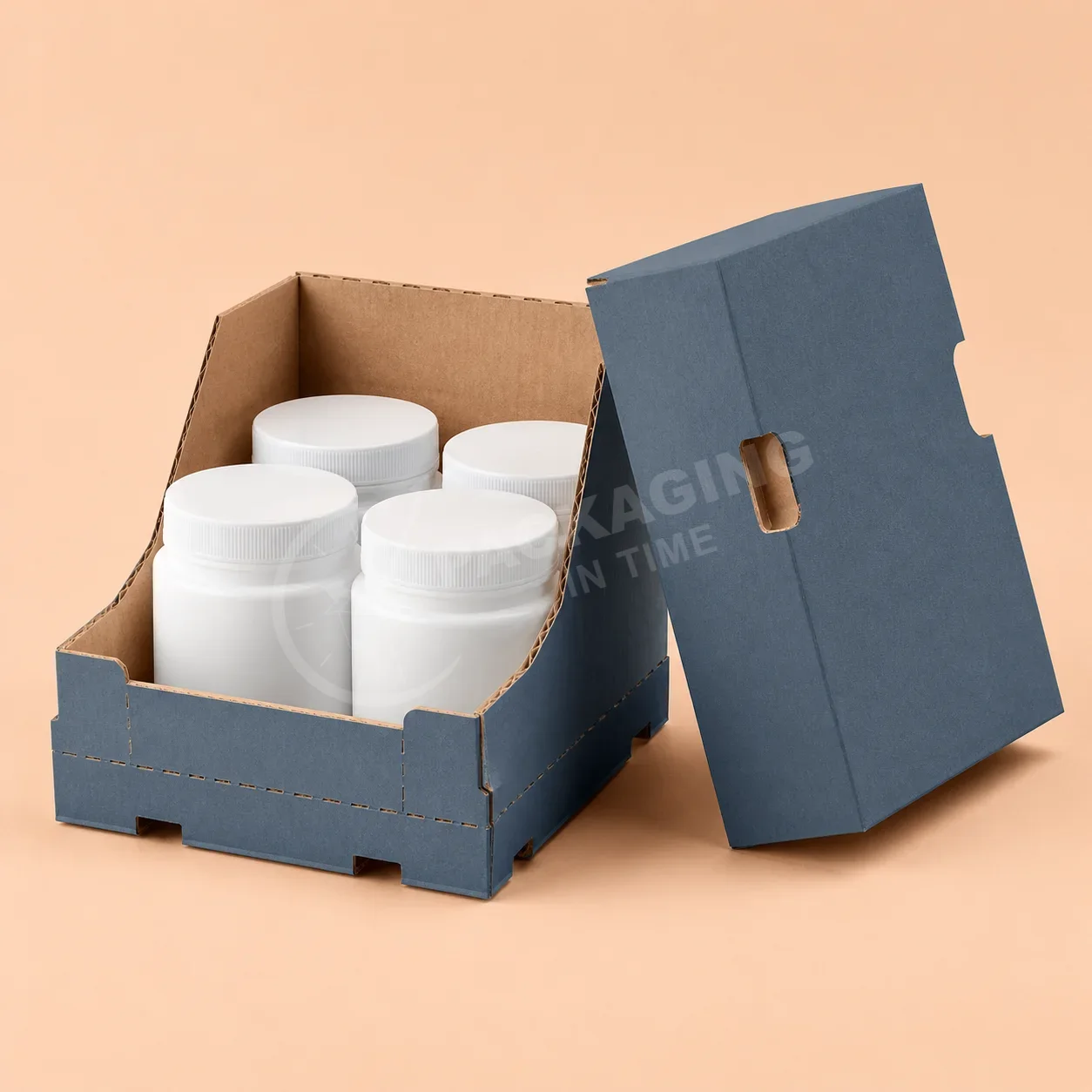 Shelf-Ready Display Box for Supplement Bottles image 2
