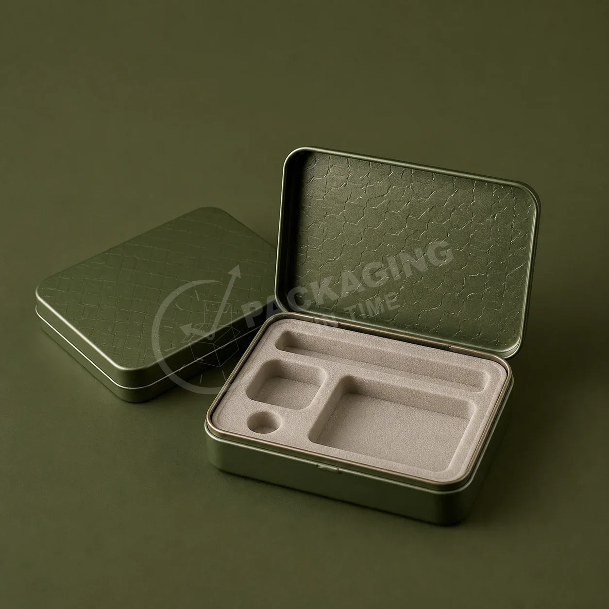Custom Tin Packaging with Foam Insert Tray image 3