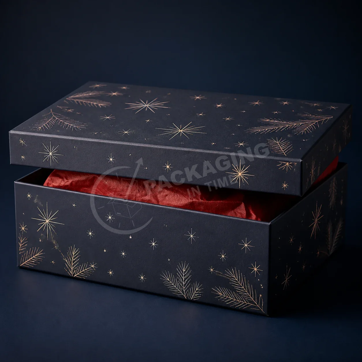 Midnight Celestial Keepsake Box with Red Velvet Lining image 3