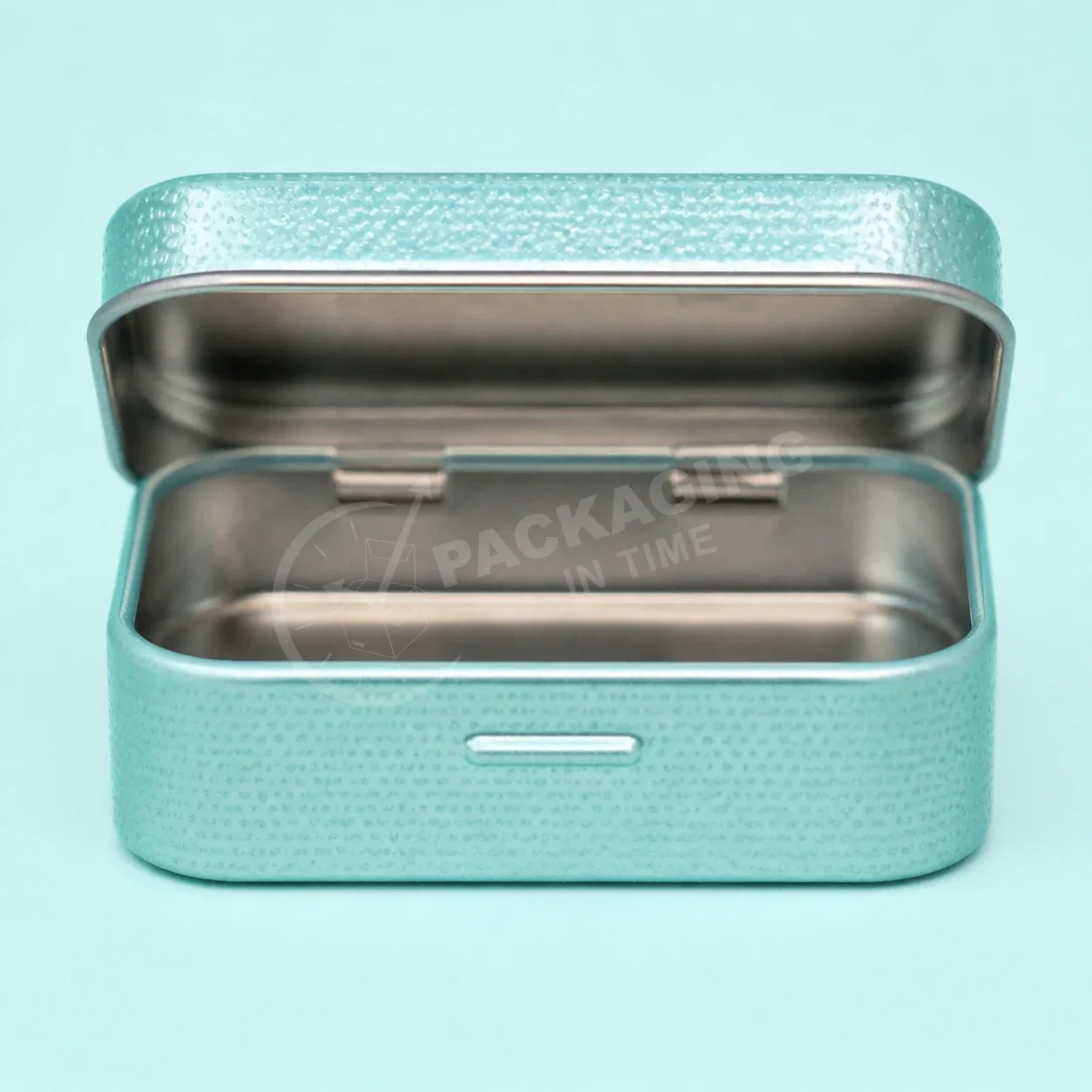 Textured Mint Tin with Hinged Metal Interior