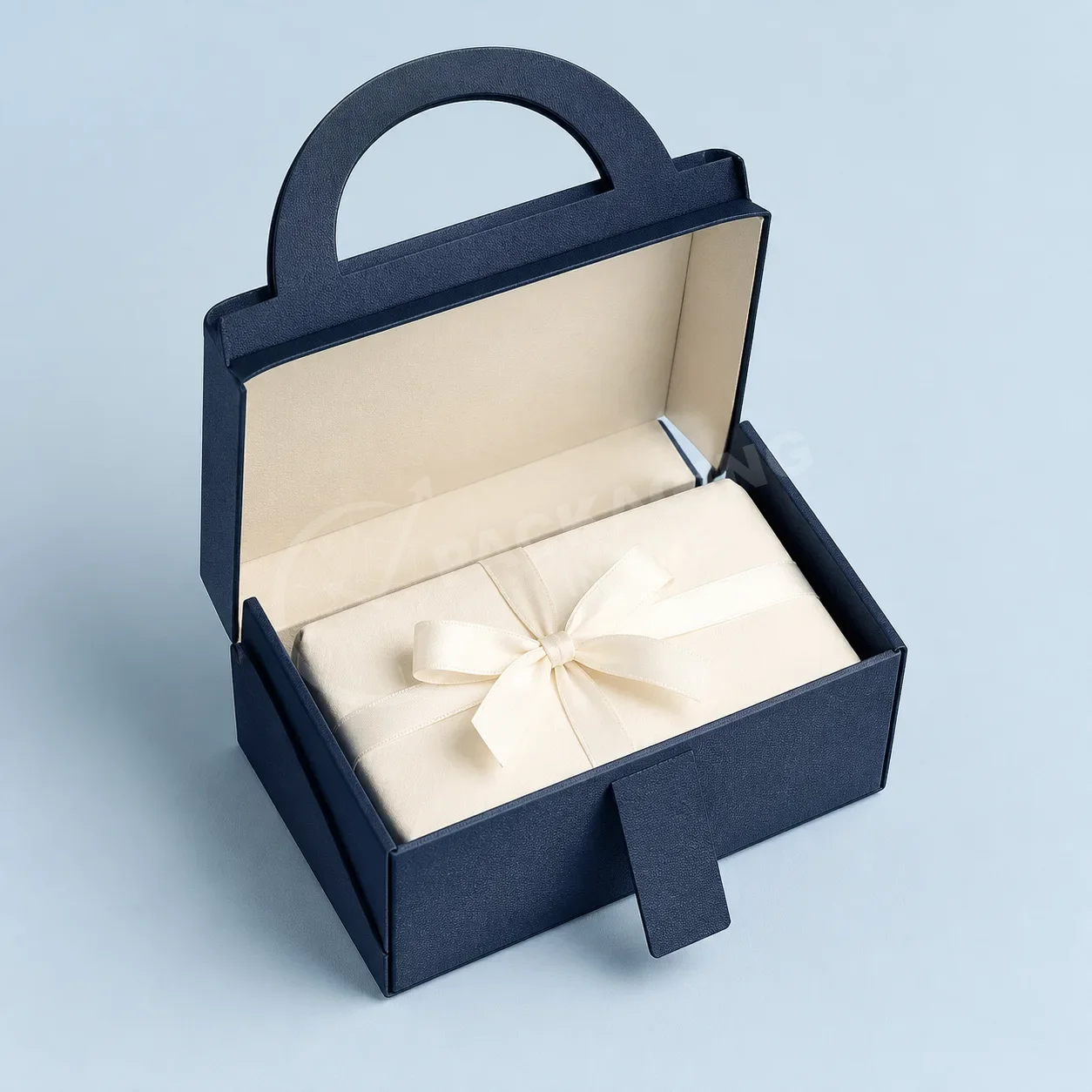 Textured Gift Carrier Boxes with Handle