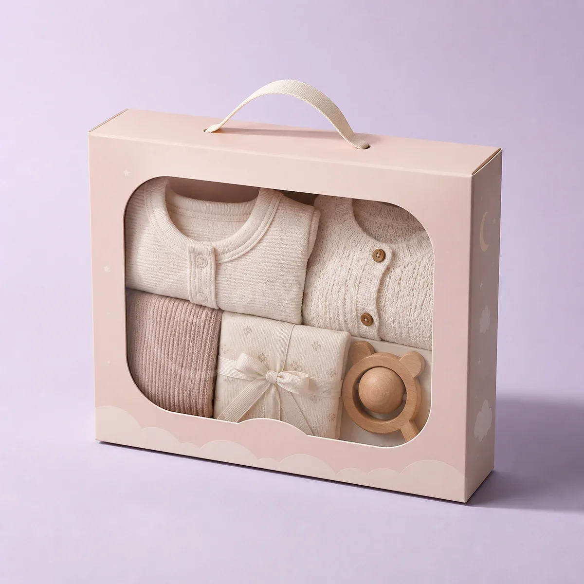 Peekaboo Baby Gift Boxes with Window Display image 3