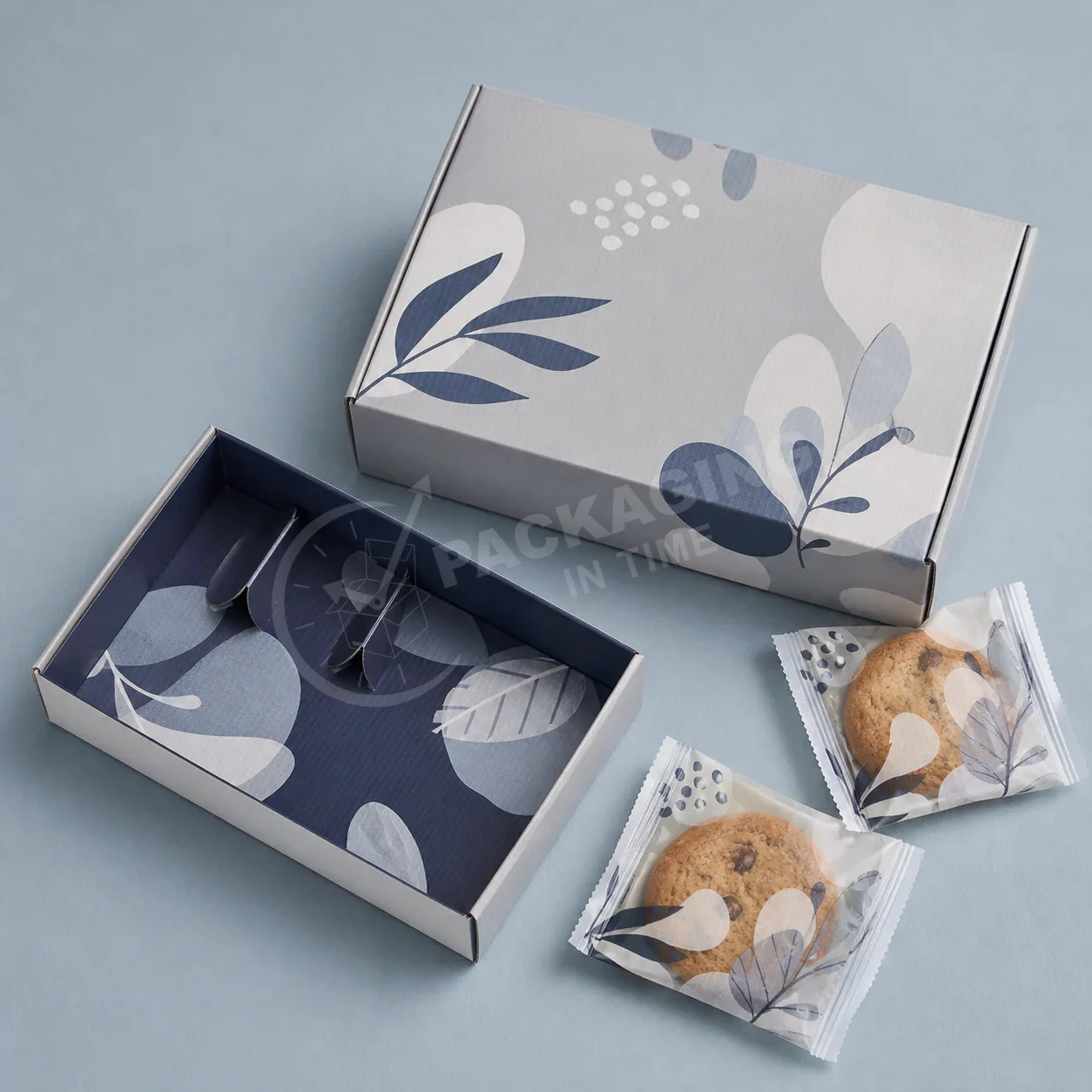 Decorated Cookie Gift Box with Floral Designs image 3