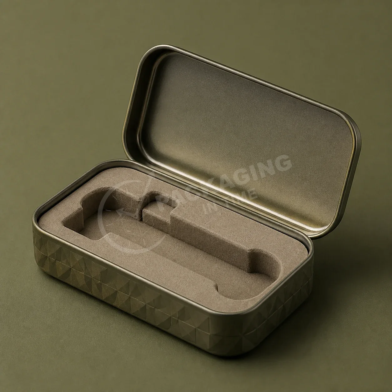 Custom Tin Packaging with Foam Insert Tray image 2