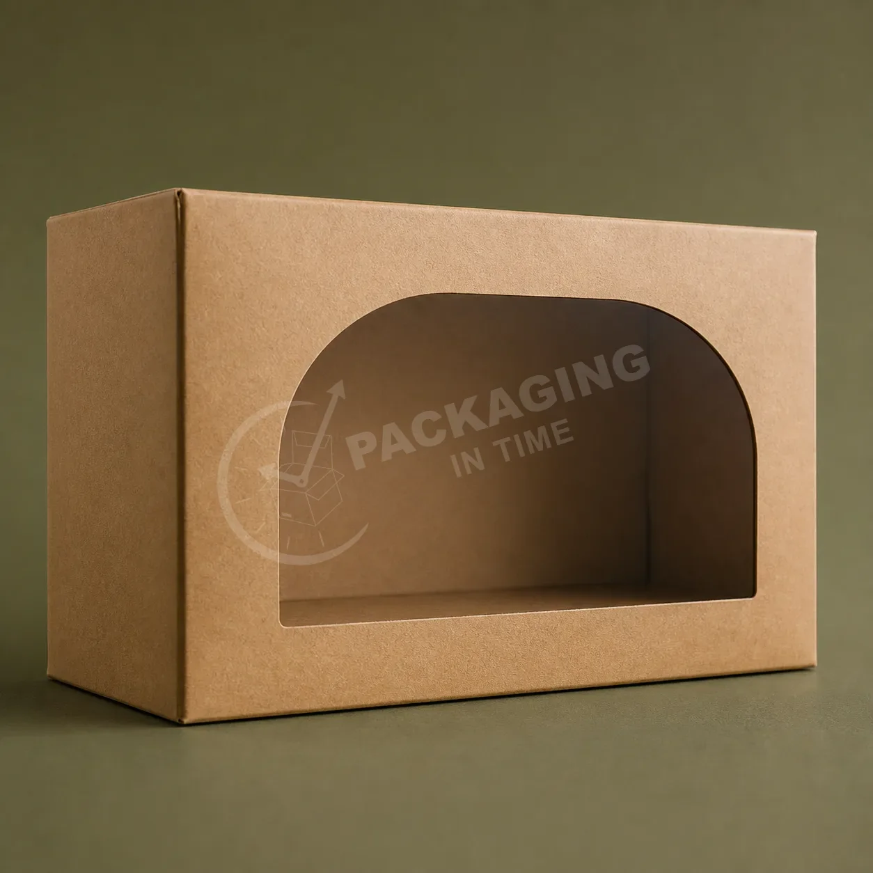 Kraft Gourmet Window Box with Compartments image 2