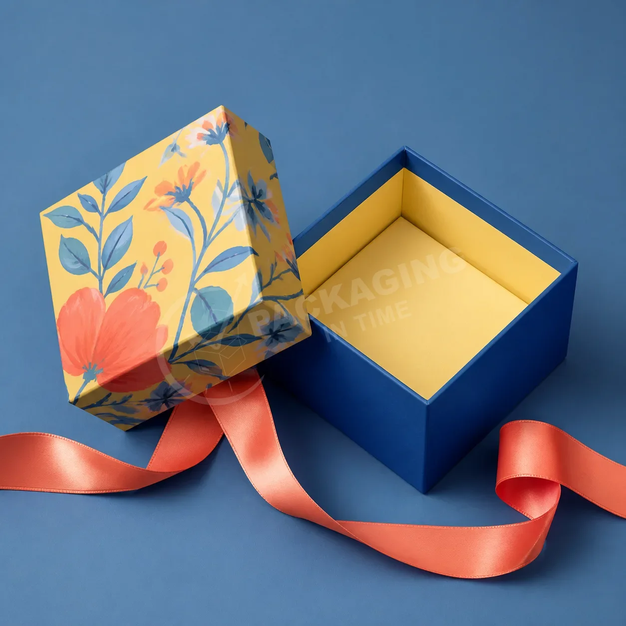 Luxury Gift Box with Satin Ribbon and Bow