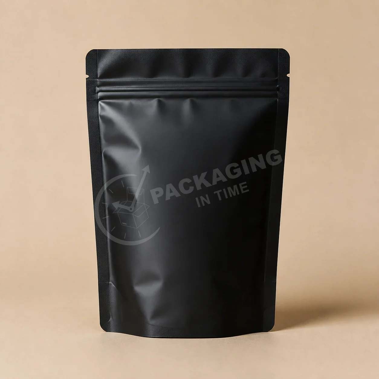 Black Barrier Pouches with Resealable Seal image 3
