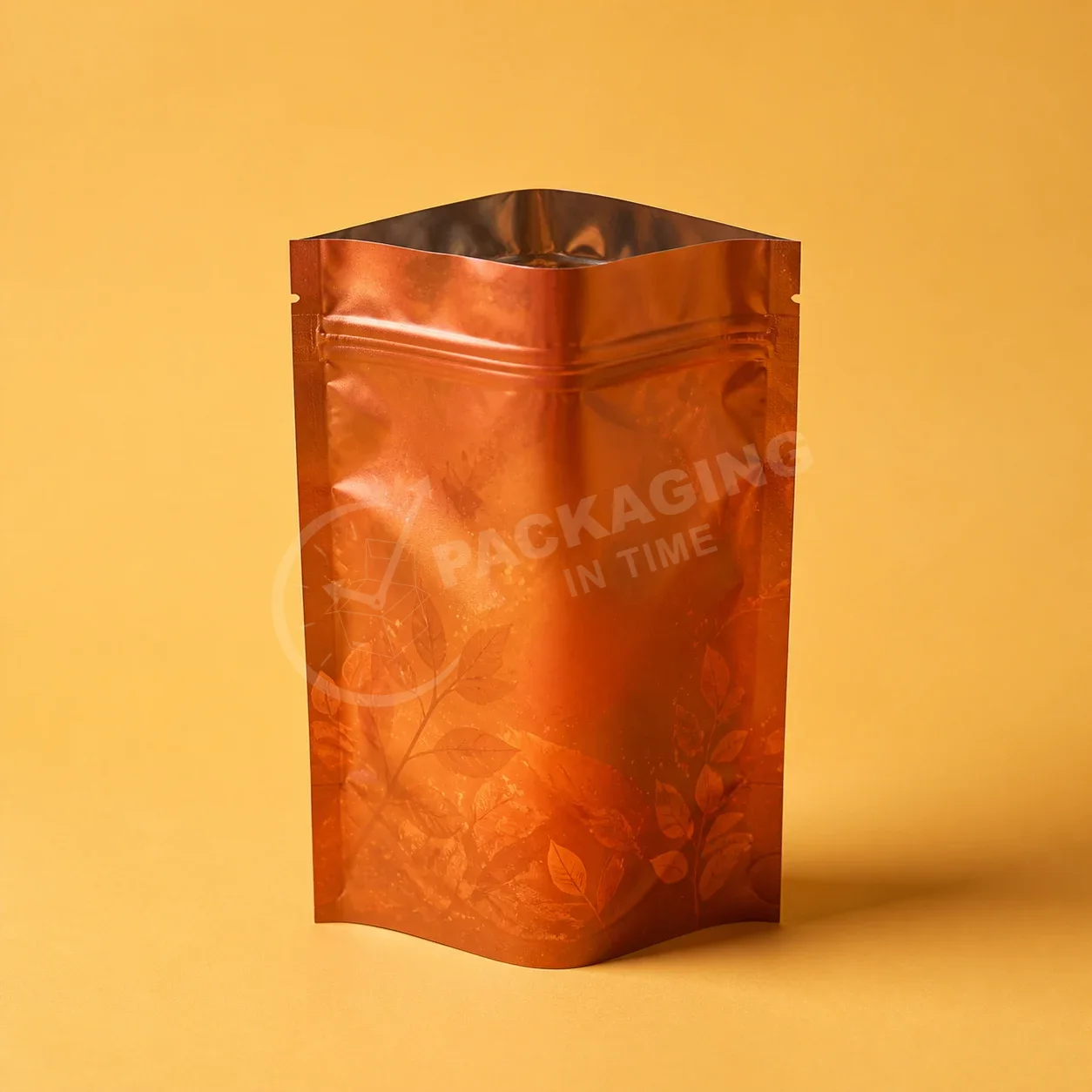 Autumn Leaf Pouch with Watercolor Design image 2