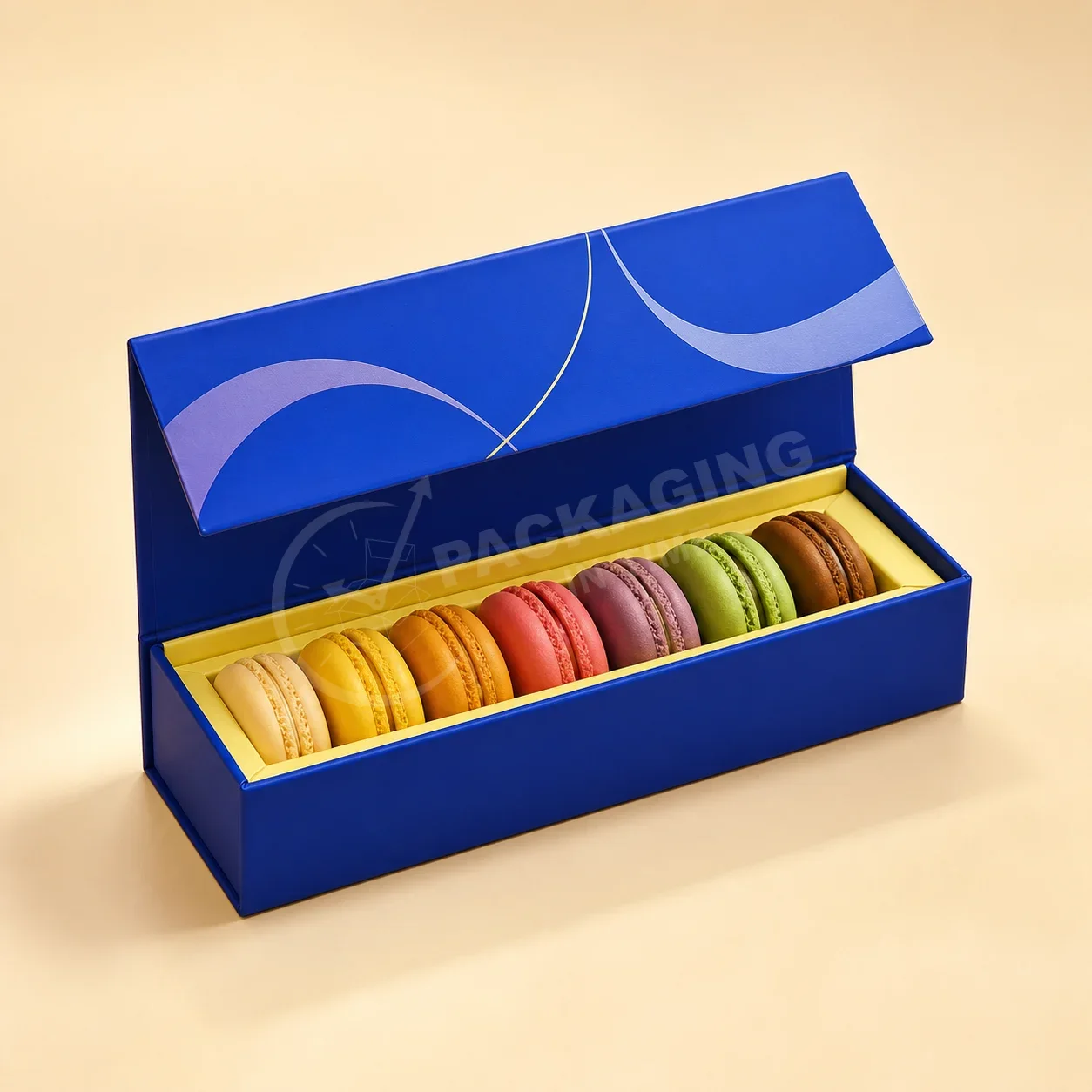 Custom Macaron Presentation Boxes with Insert Trays image 2