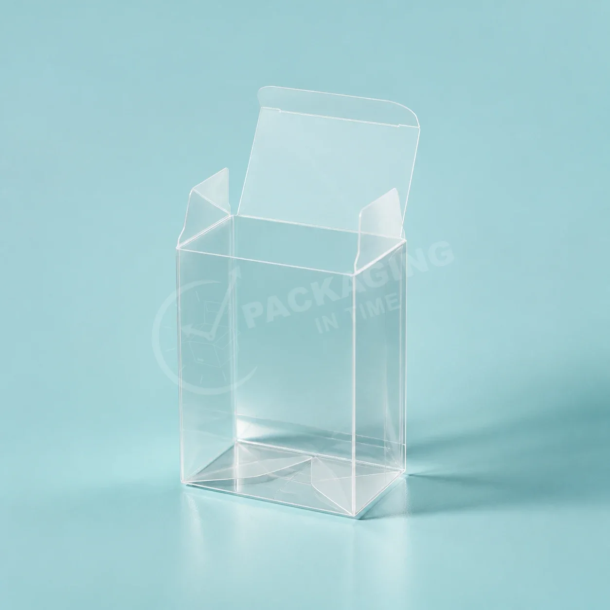 Clear Tuck Carton Box with Curved Top image 2