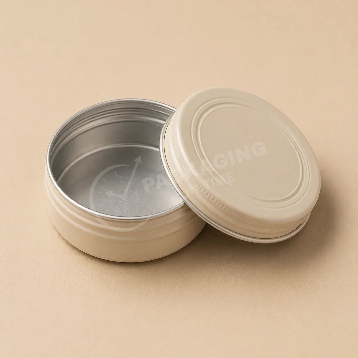 Round Balm Tin with Screw-On Lid image 2