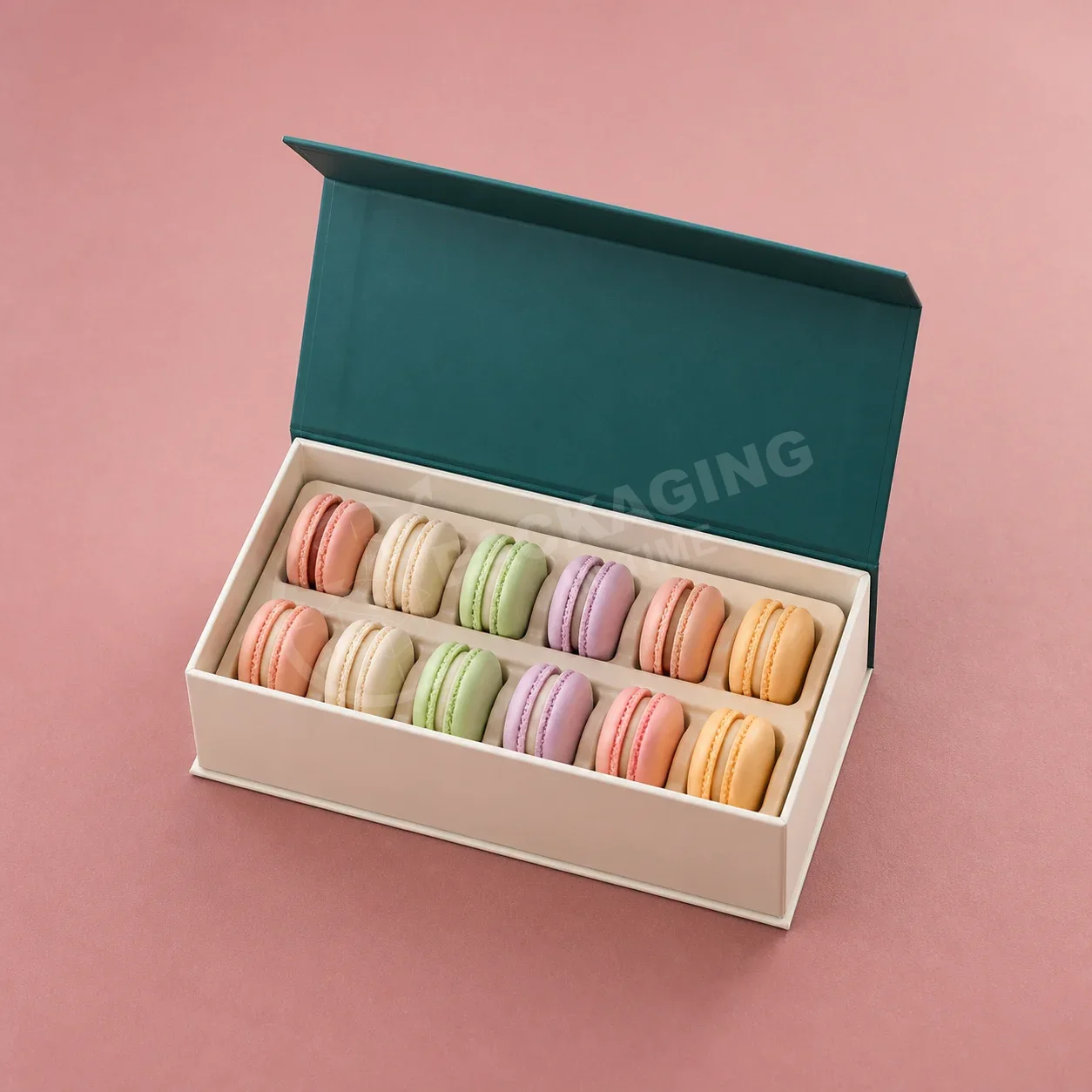 Custom Macaron Presentation Boxes with Insert Trays