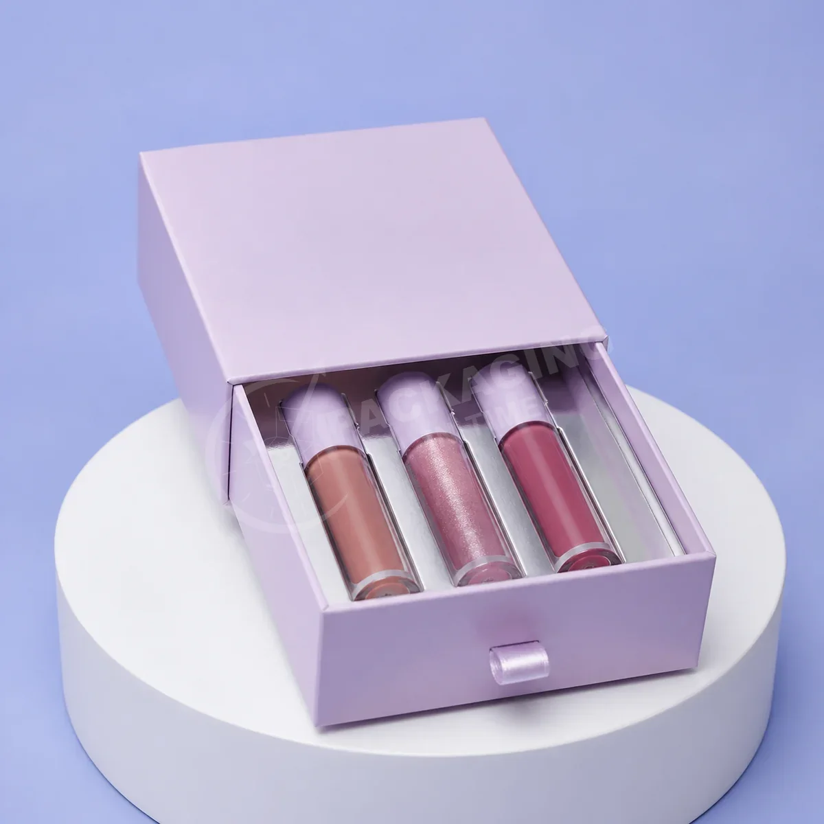 Custom Cosmetic Box with Drawer and Lift-Off Lid image 2