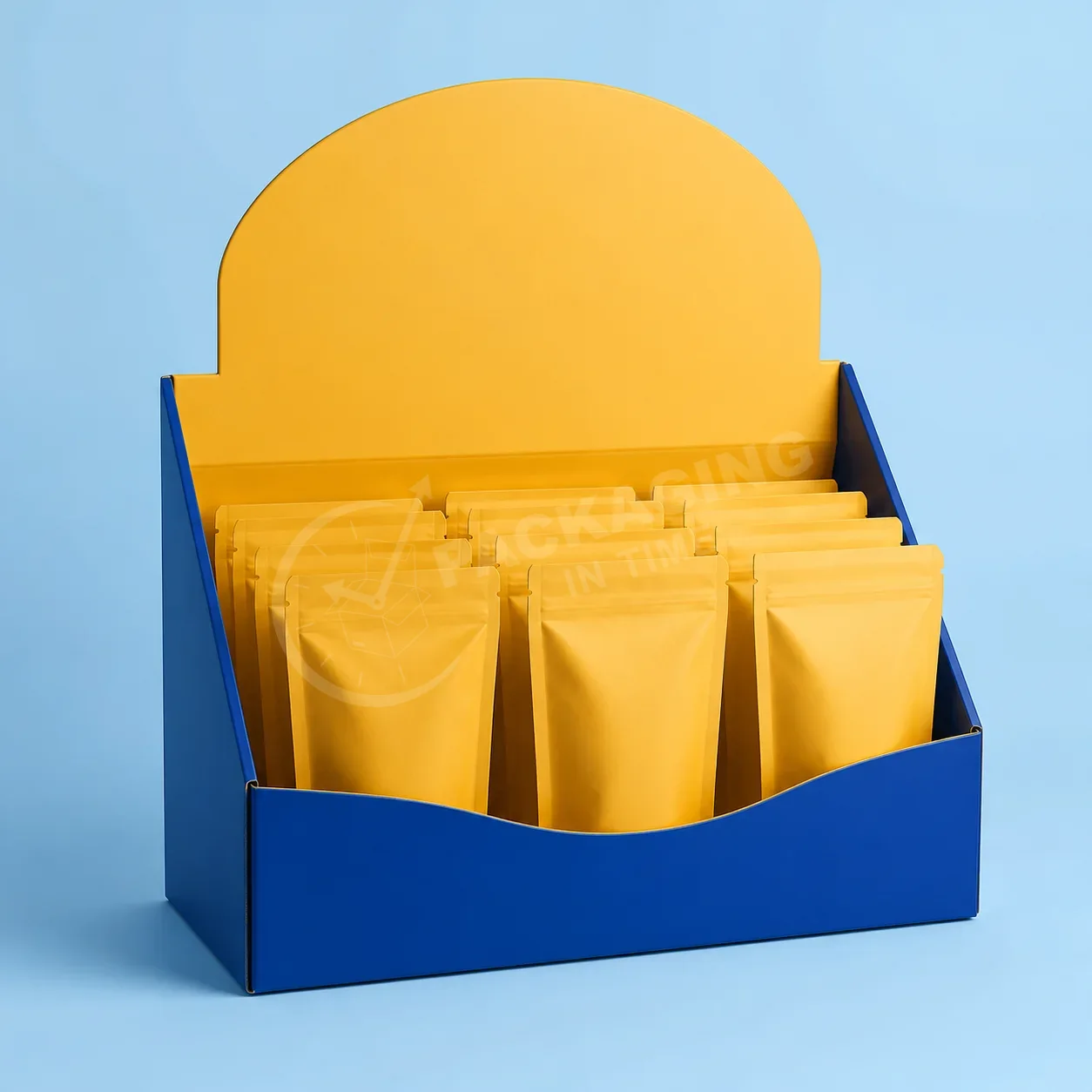 ArcTop Snack Display Box with Wave-Cut Front image 3