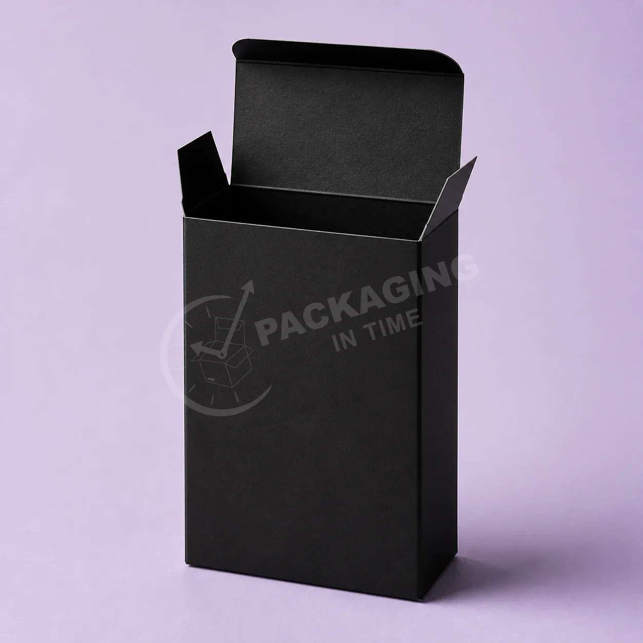 Black Tuck Box with Lid – Customizable Packaging Solution image 2