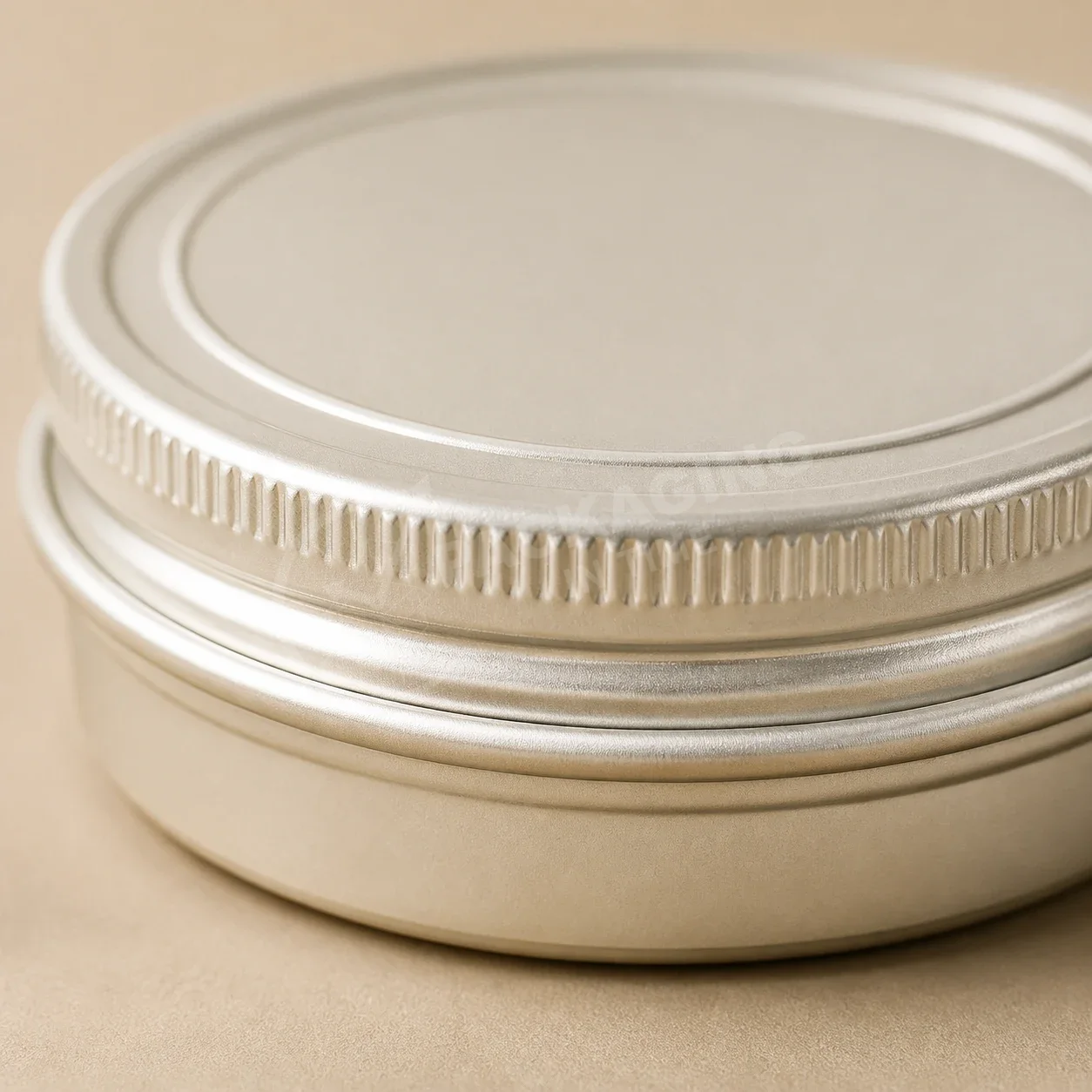 Round Balm Tin with Screw-On Lid