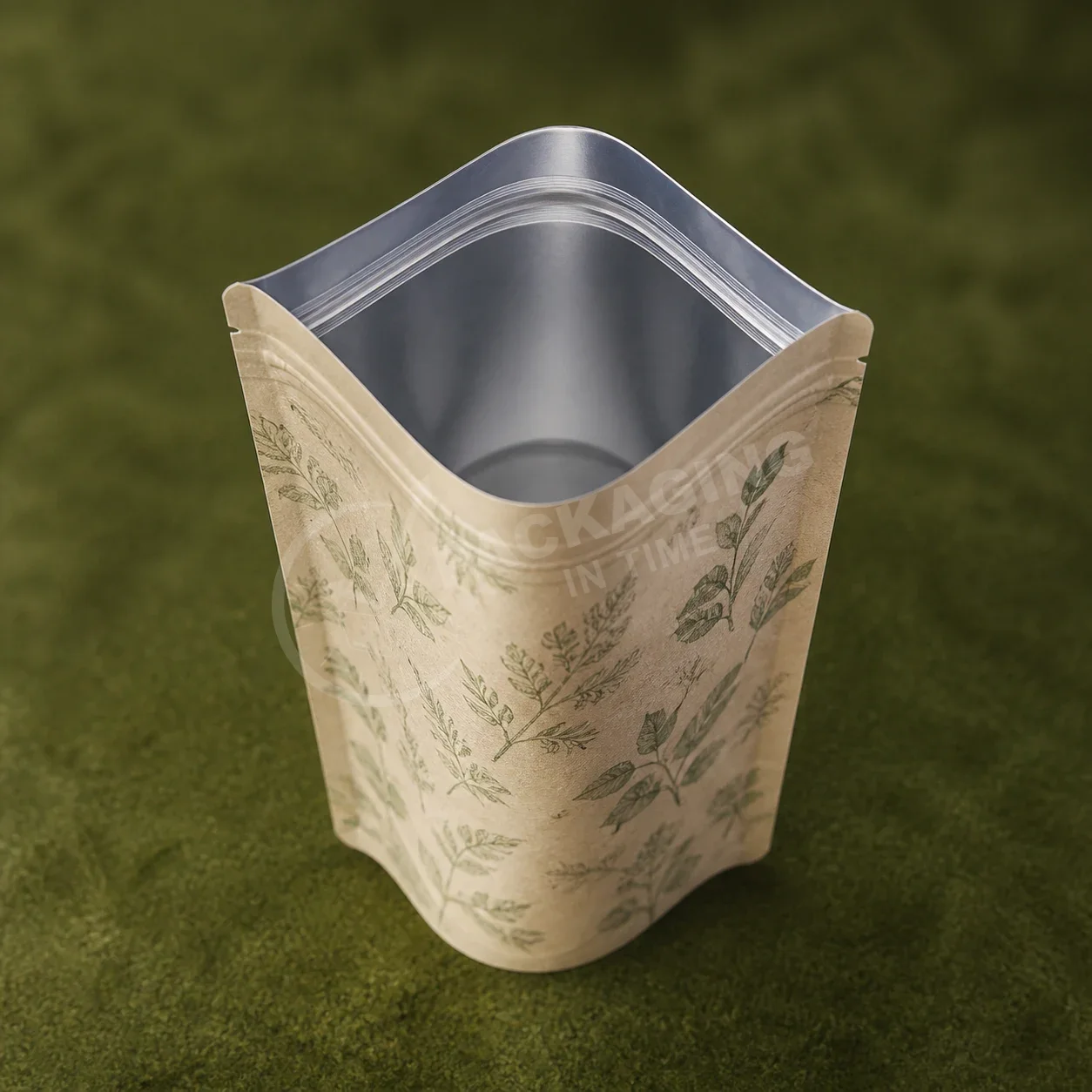Herbal Tea Stand-Up Pouches with Botanical Print image 3