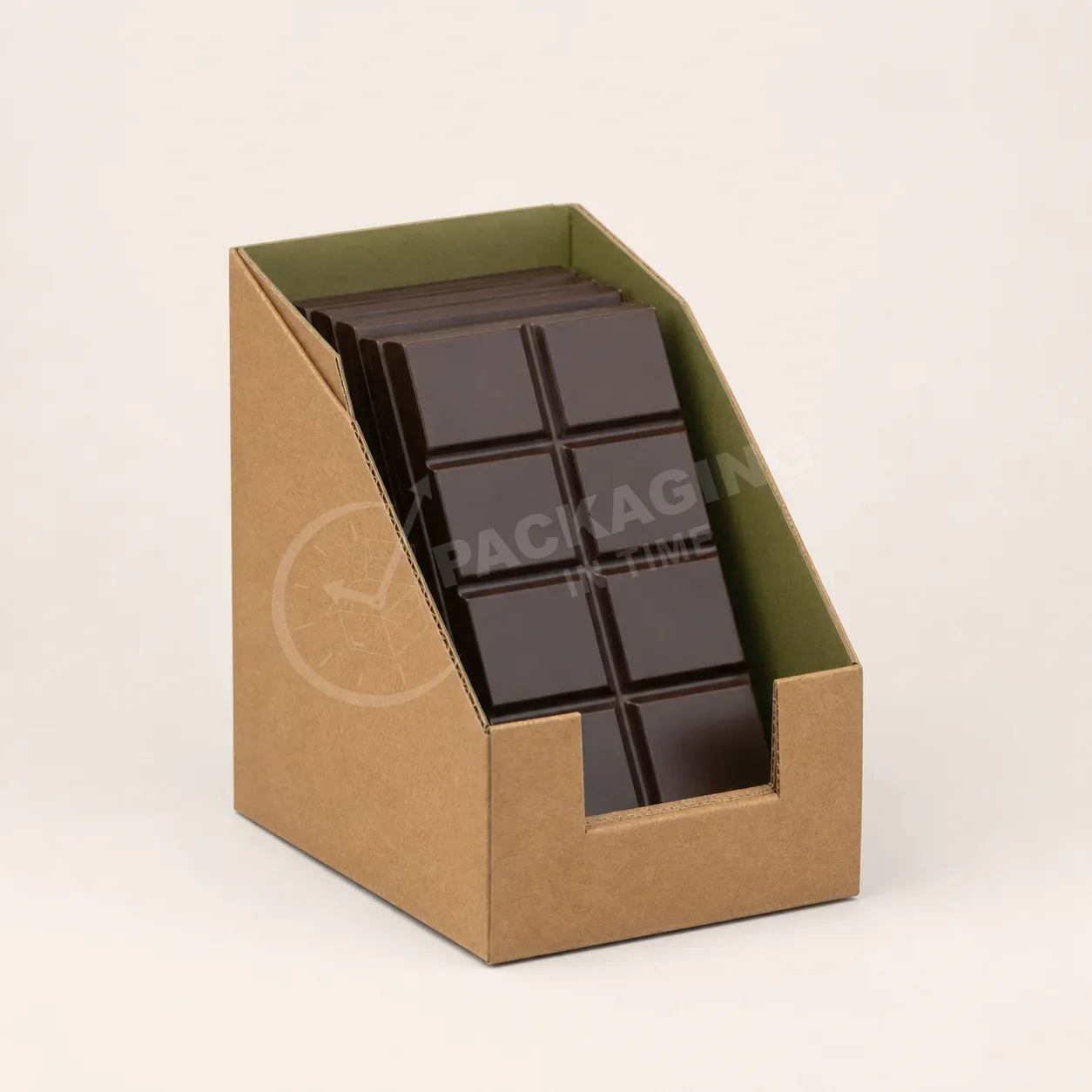 Kraft Display Box with Tiered Shelving image 3