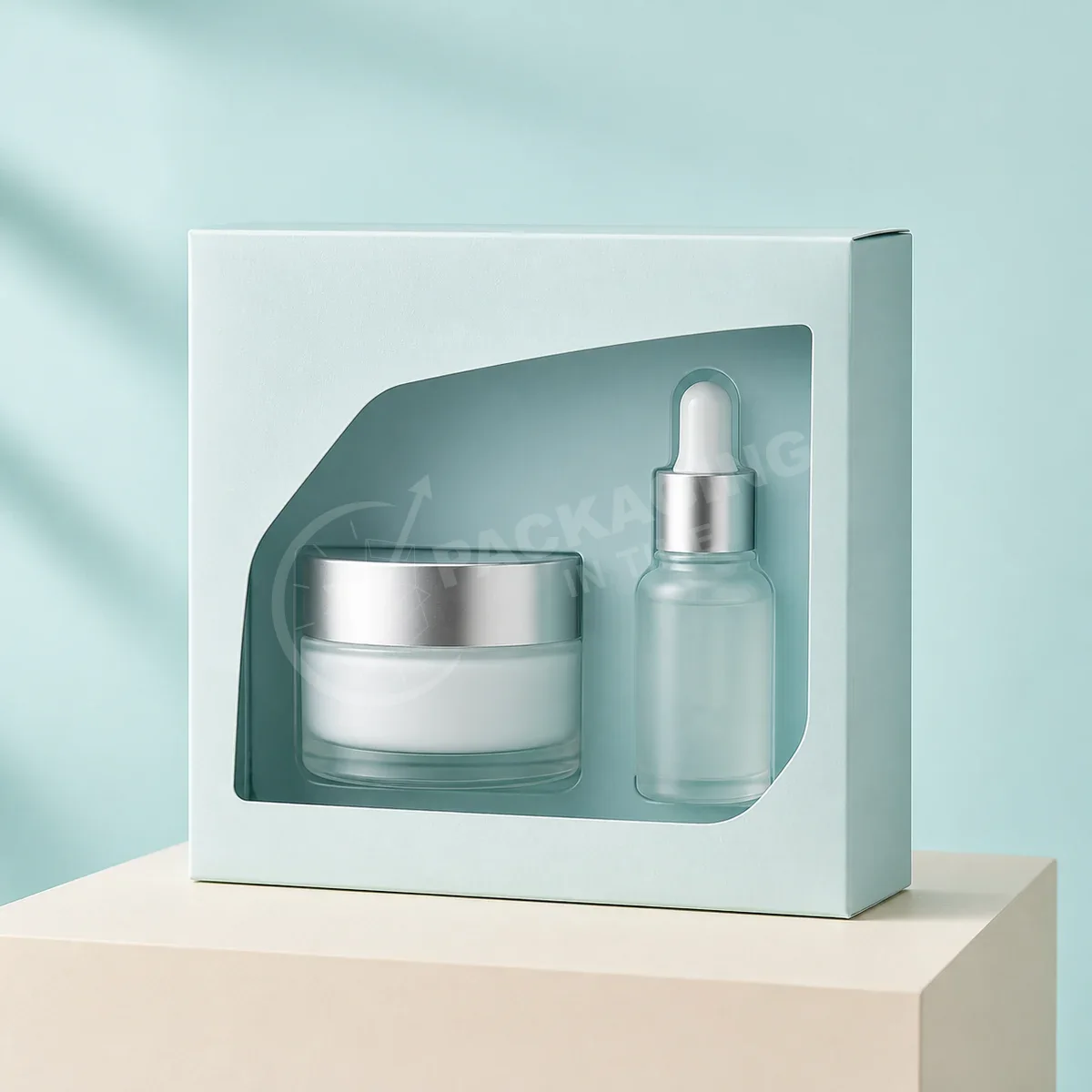 Custom Window Display Boxes for Beauty, Skincare & Cosmetics