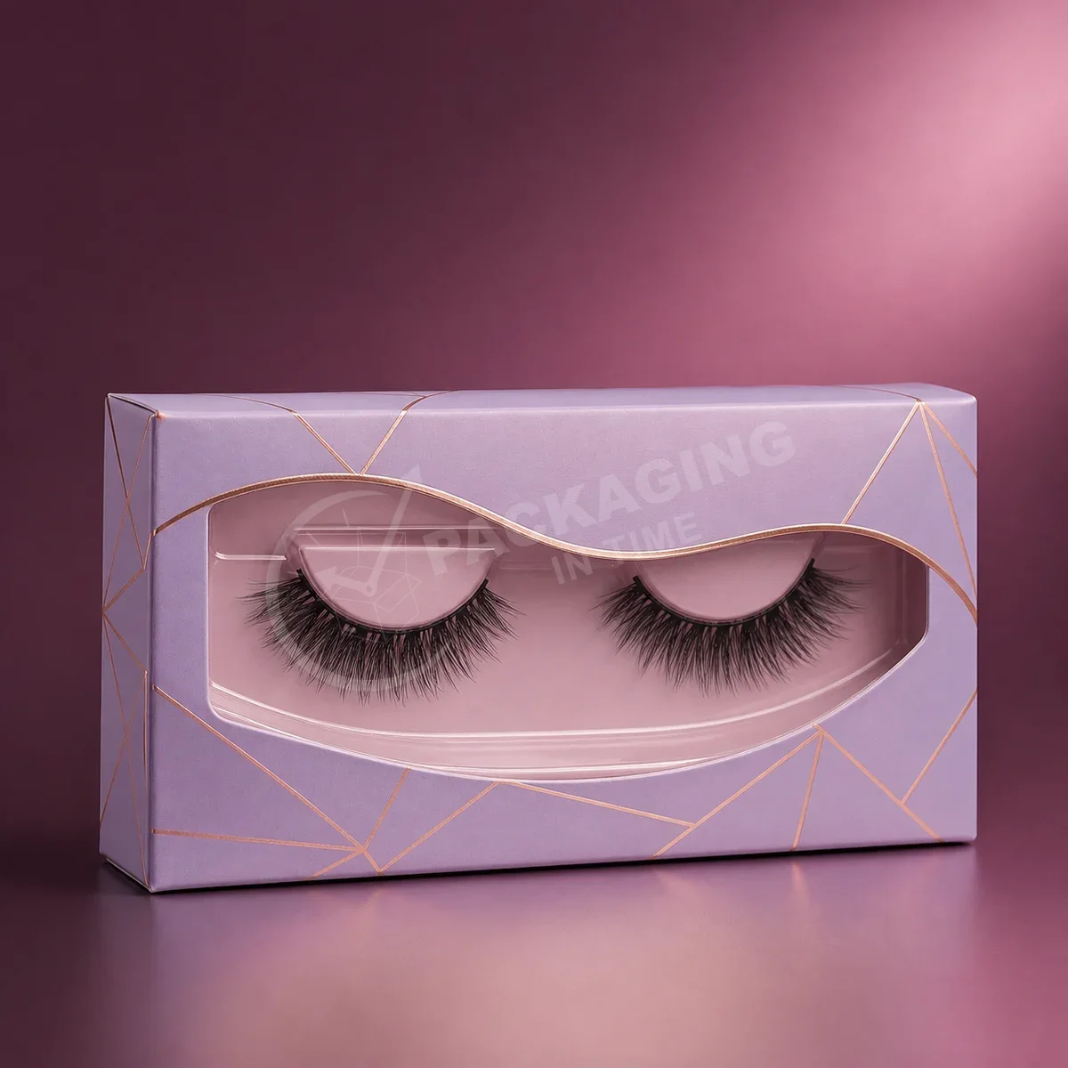 Luxury Eyelash Window Box with Multi-Tier Display image 3