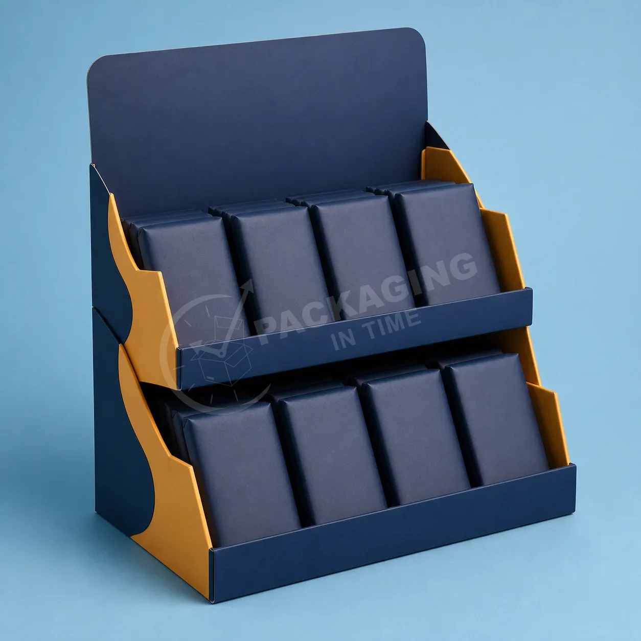 Cocoa Cascade Two-Tier Display Box image 3