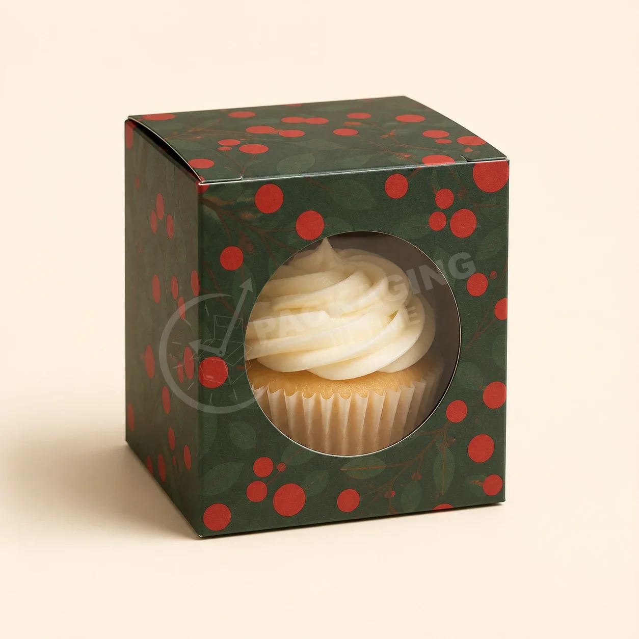 Festive Berry Window Cupcake Box image 2