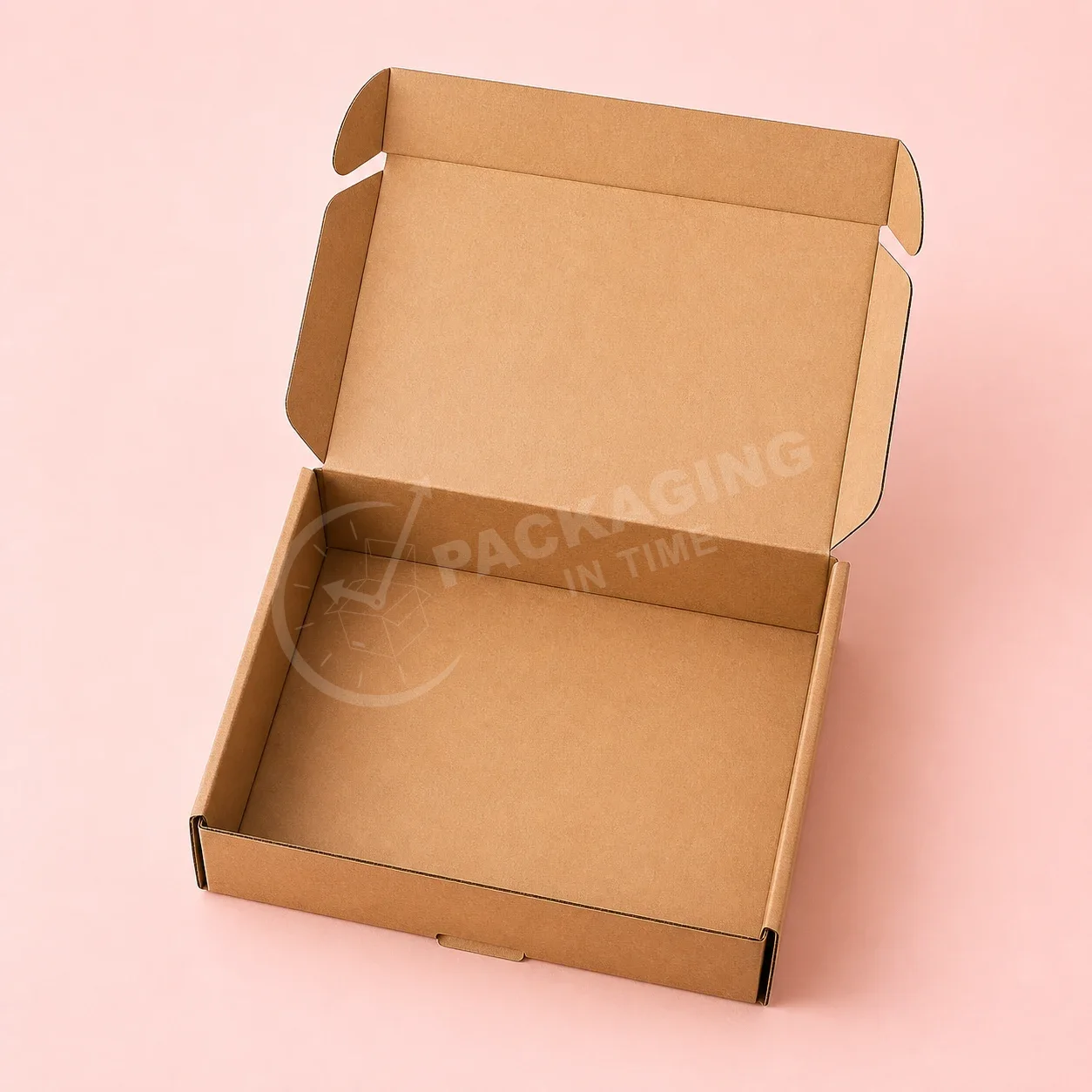Kraft Mailer Box with Self-Closing Closure image 2