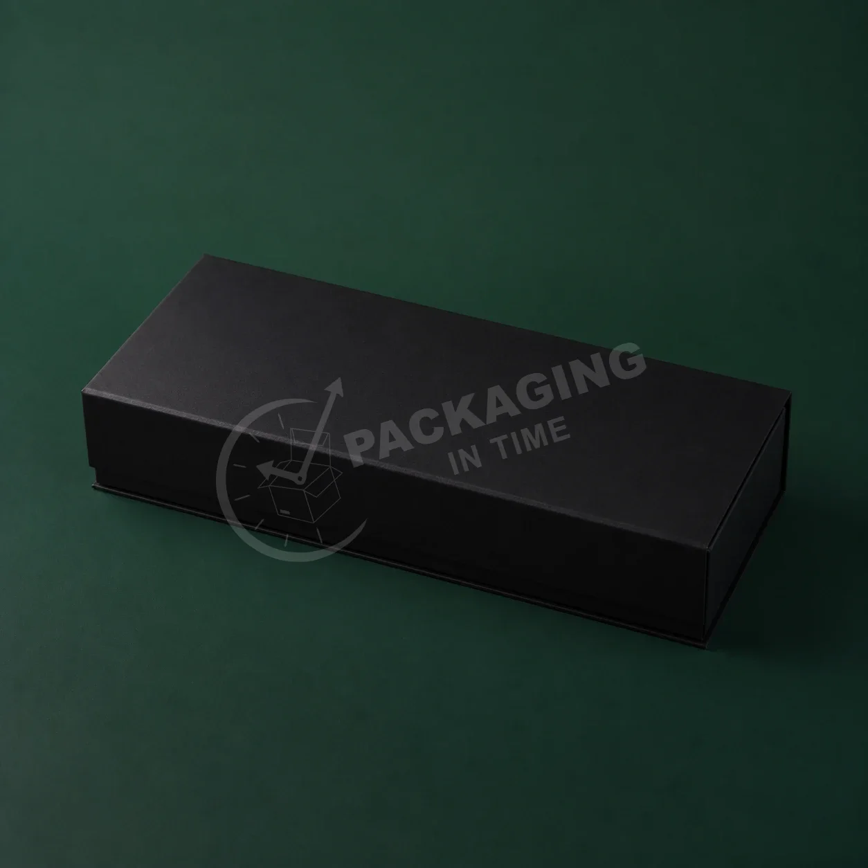 Black Chocolate Box with Divided Compartments image 3