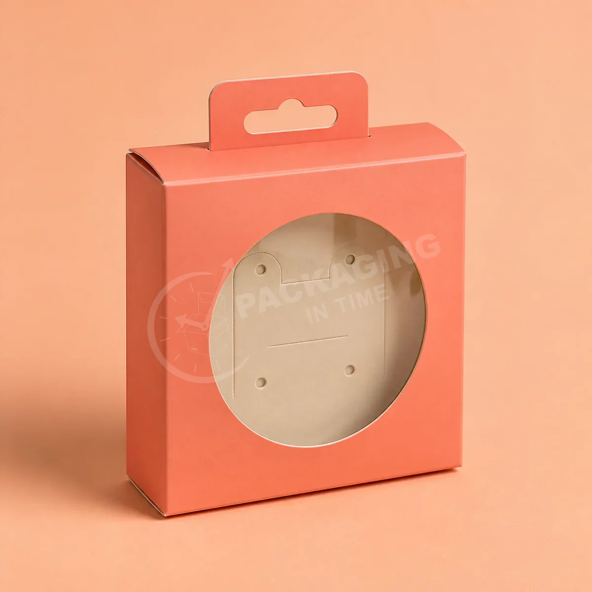 Custom Window Display Box with Peek Panel