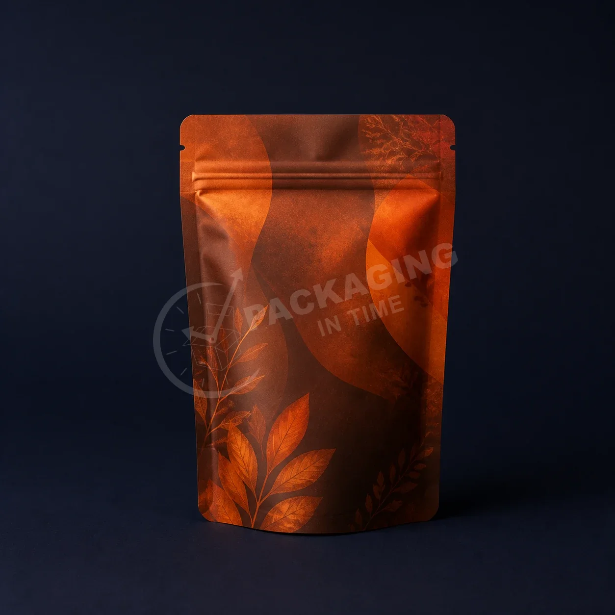 Autumn Leaf Pouch with Watercolor Design image 3