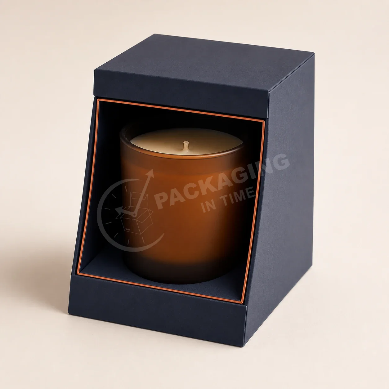 Sloped Showcase Candle Box with Insert Display