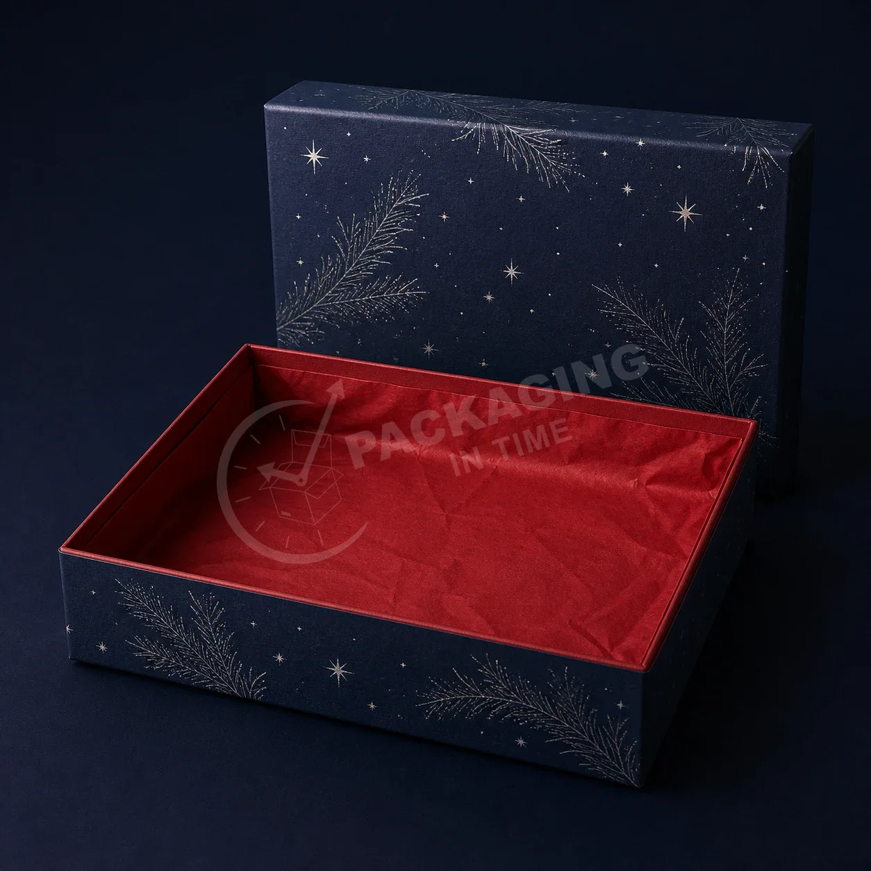 Midnight Celestial Keepsake Box with Red Velvet Lining image 2