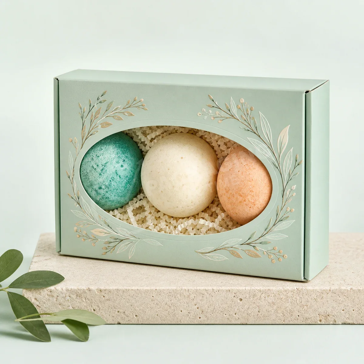 Bath Bomb Gift Box Set with Window Display image 2