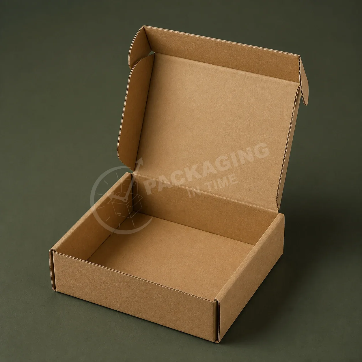 Corrugated Shipping Box - Kraft Mailer with Tuck Flap image 2