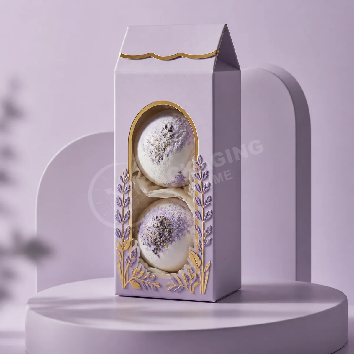 Bath Bomb Gift Box Set with Window Display image 3
