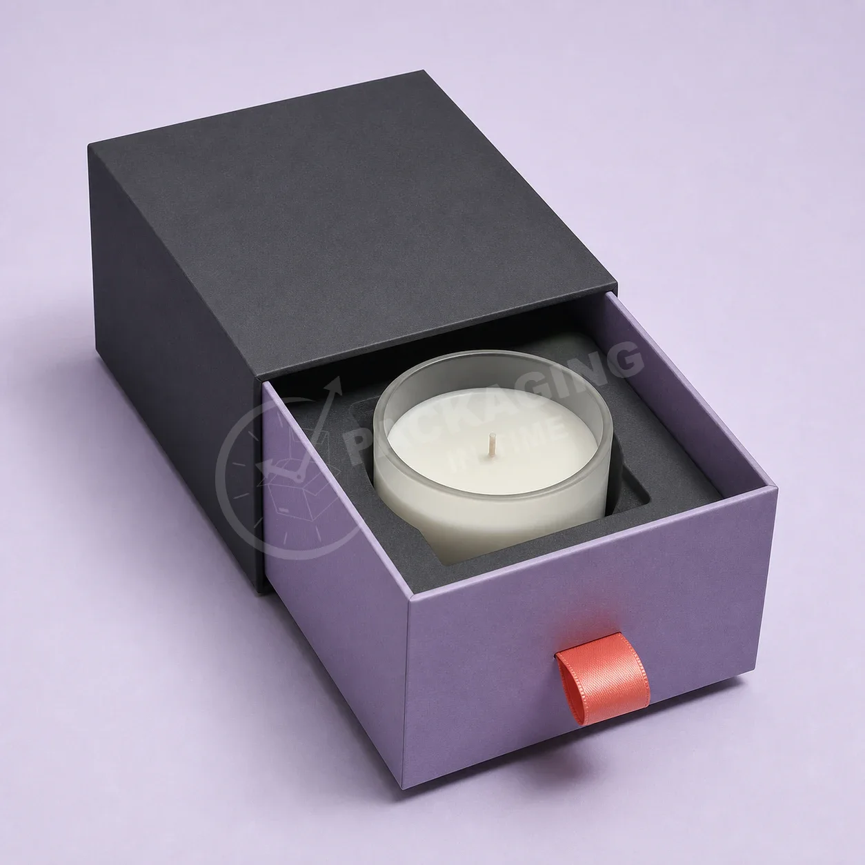Premium Slide Tray Candle Box with Drawer Insert image 2